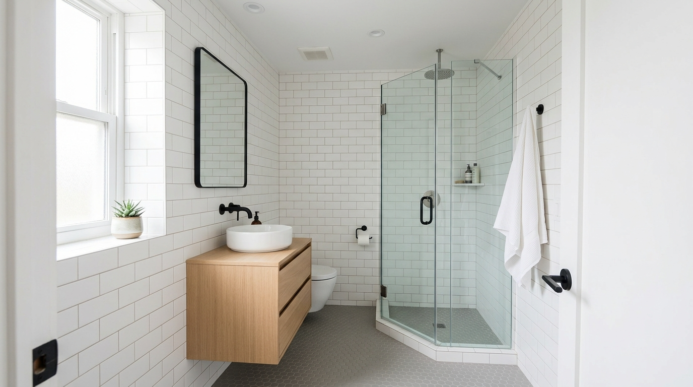 13 Efficient Small Bathroom Ideas with Shower for Tiny Spaces